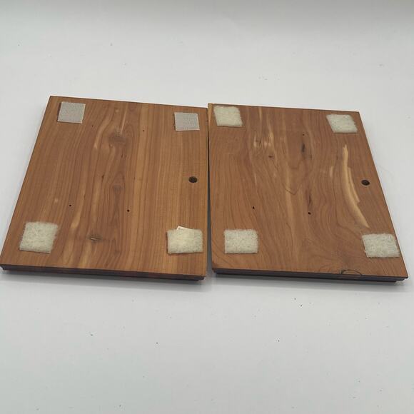 Great Smoky Mtns Wood Plaques Set of 2 Rustic Wording Souvenirs Wall Hanging - Picture 4 of 7